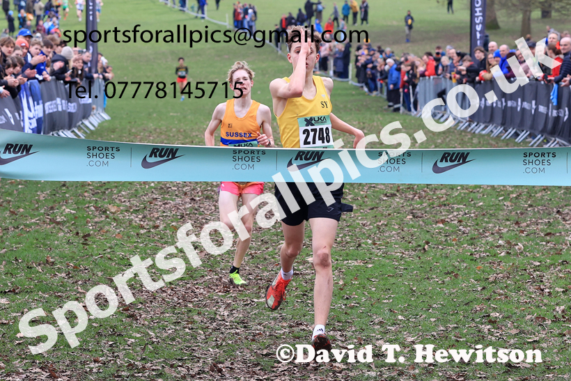 Boys Under-15s 2026 UK CAU Inter Counties Cross Country, Wollaton Park, Nottingham. Photo: David T. Hewitson/Sports for All Pics